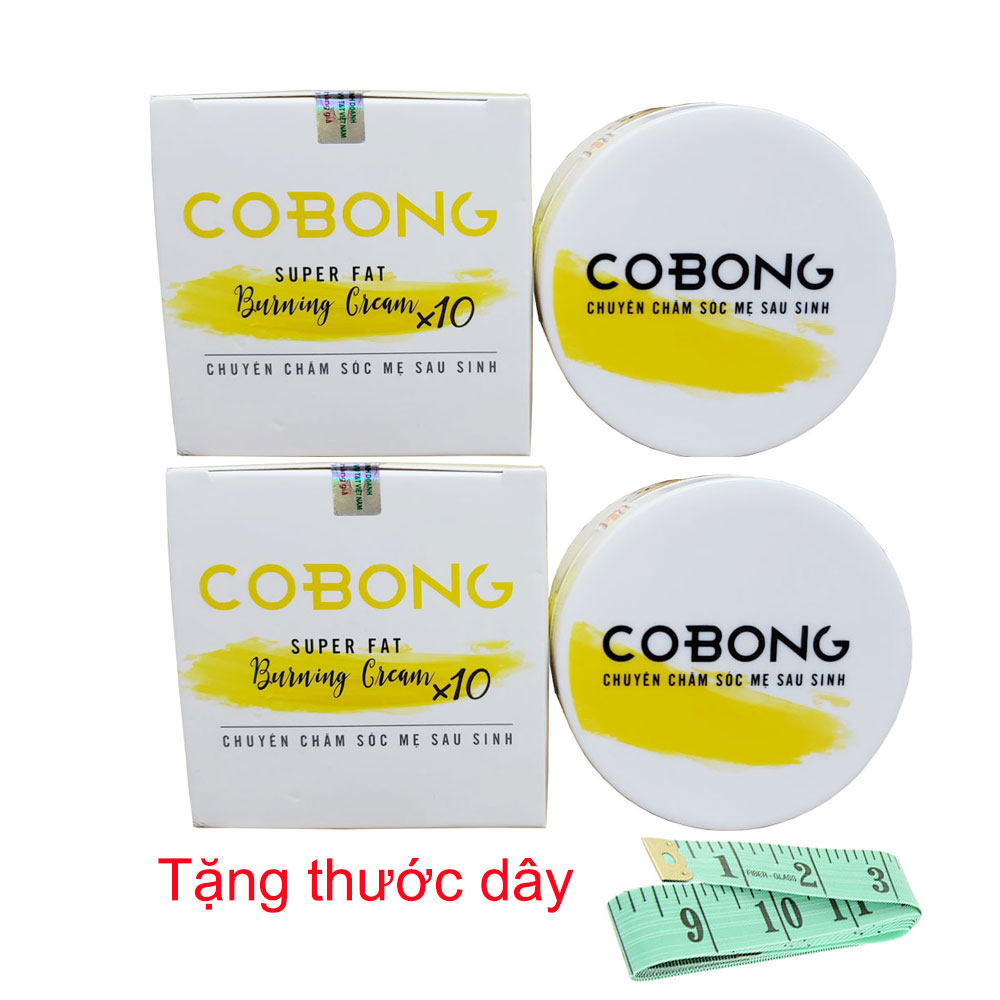Combo 2 kem tan mỡ cô bông x10 giúp giảm mỡ bụng kèm thước dây