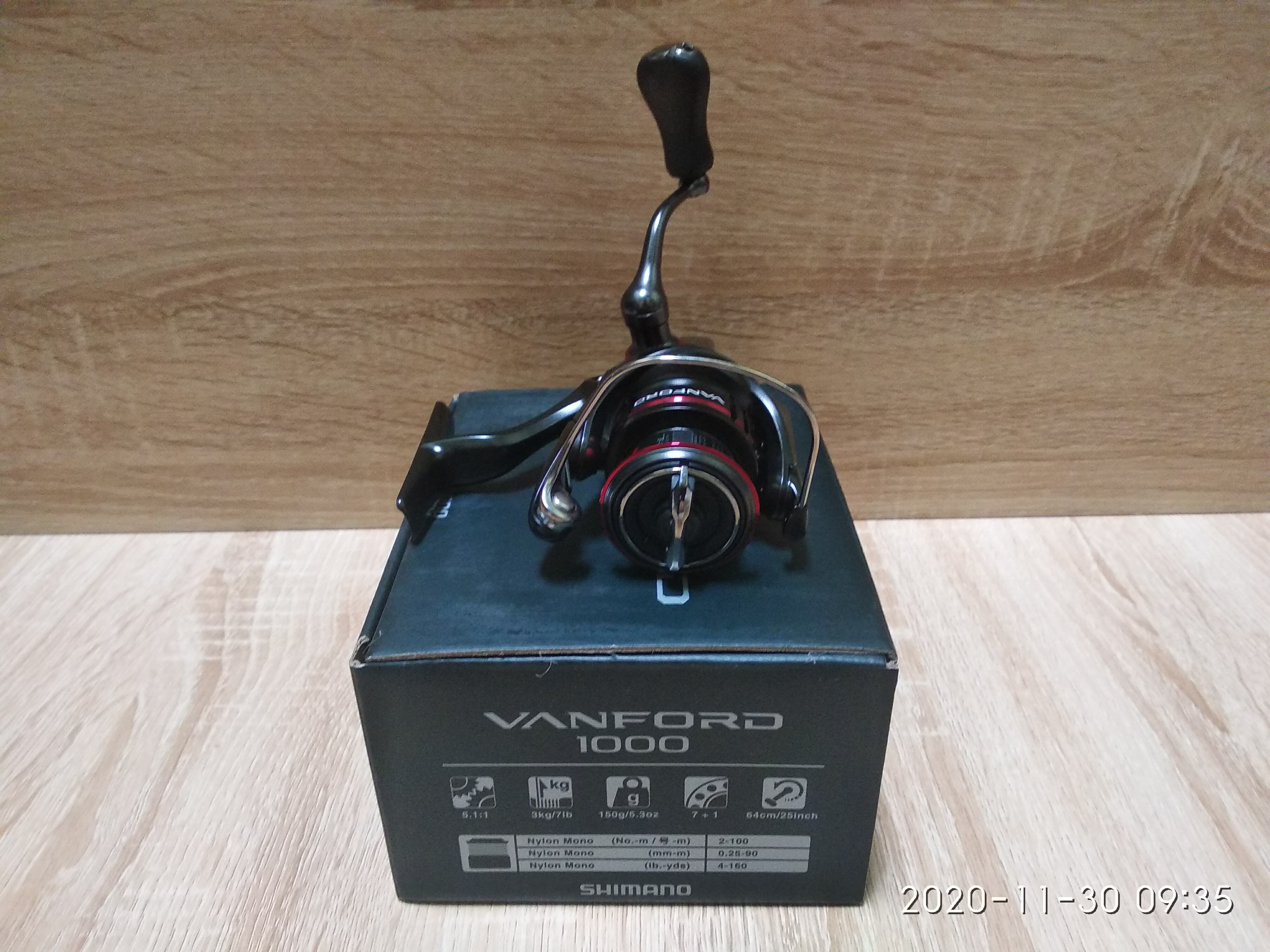 Máy Câu Cá Shimano 2020 VanFord 1000 - Máy Đứng