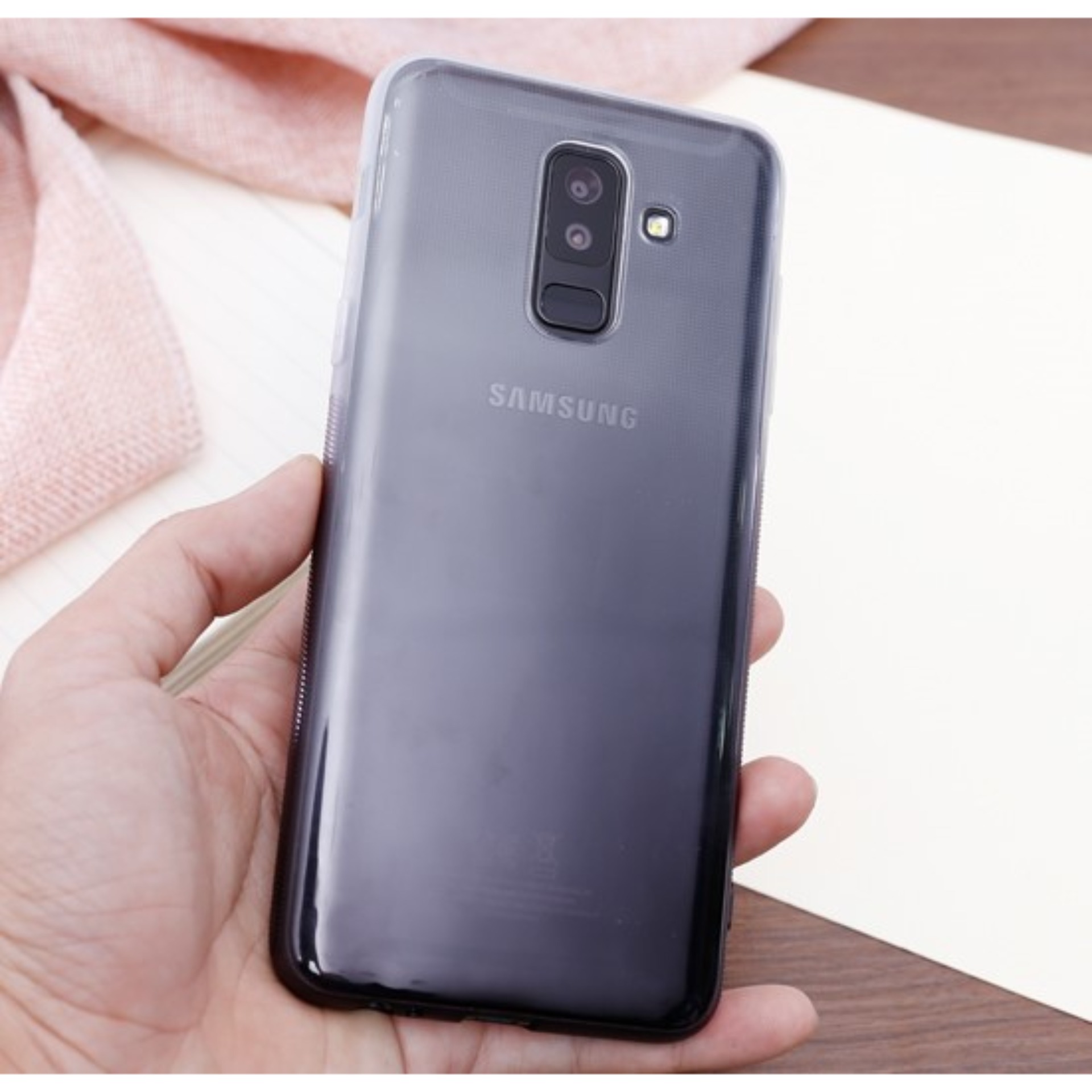 Ốp dẻo trong suốt Samsung Galaxy A6 2018 (Hàng loại A)