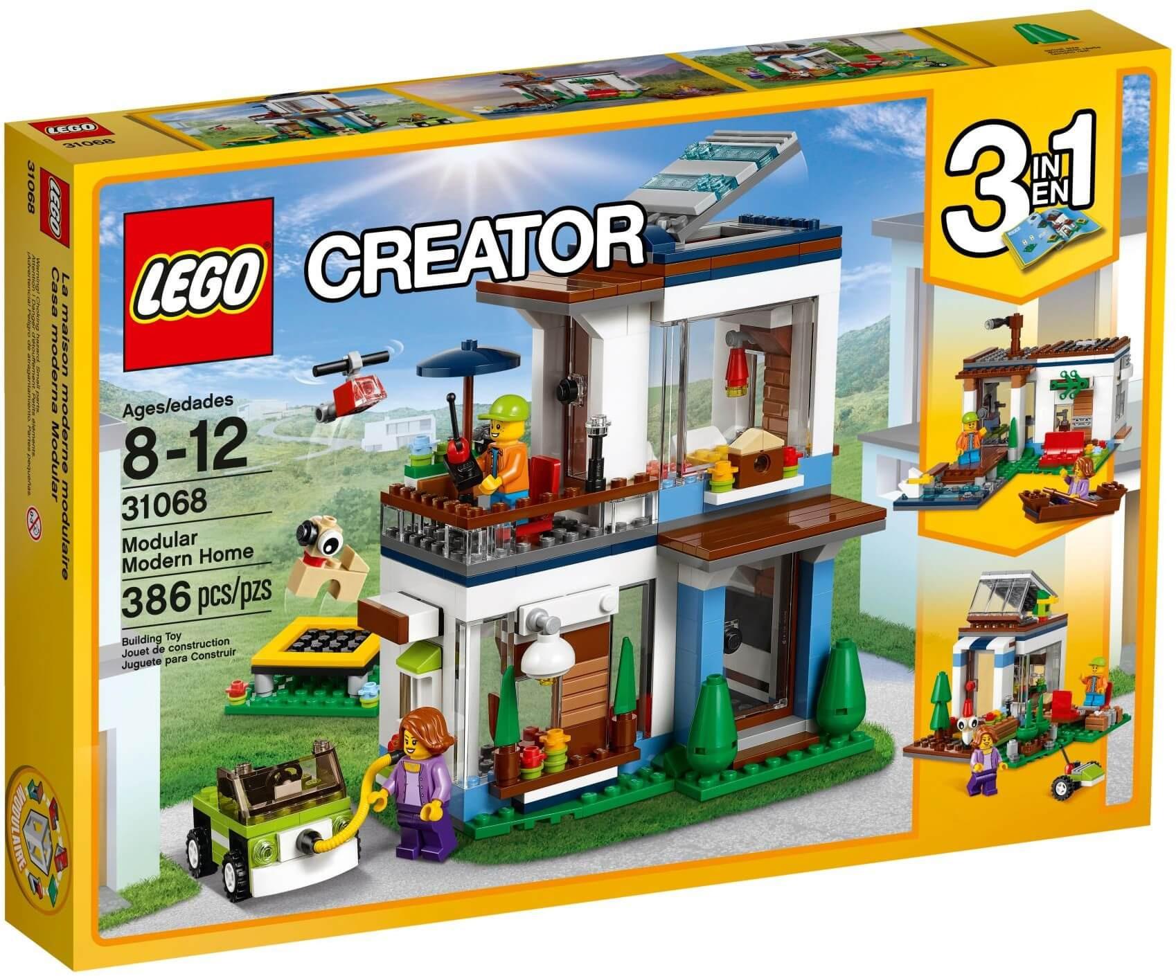 Mua đồ chơi LEGO Creator 31068 - Mô hình Nhà Khối Hiện Đại 3-trong-1 (LEGO Creator Modular Modern Home)