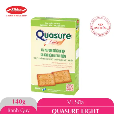 Bánh Quy Quasure Light Sữa 140g - Thực phẩm ngon dành cho người Tiểu Đường