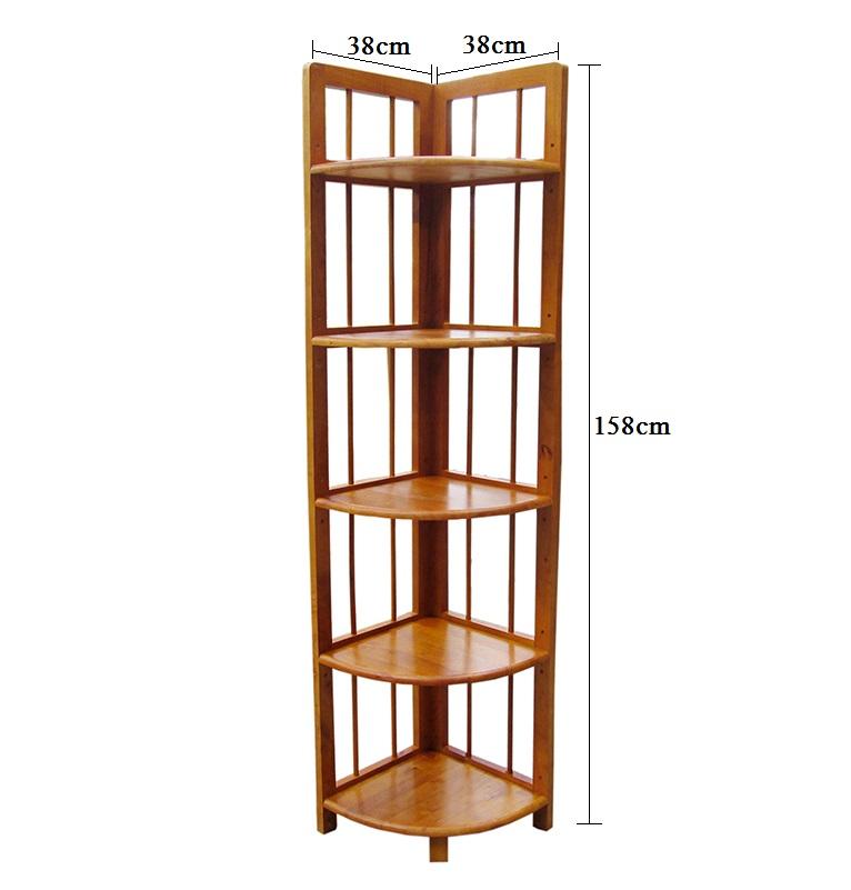 [HCM]Kệ góc sách 5 tầng