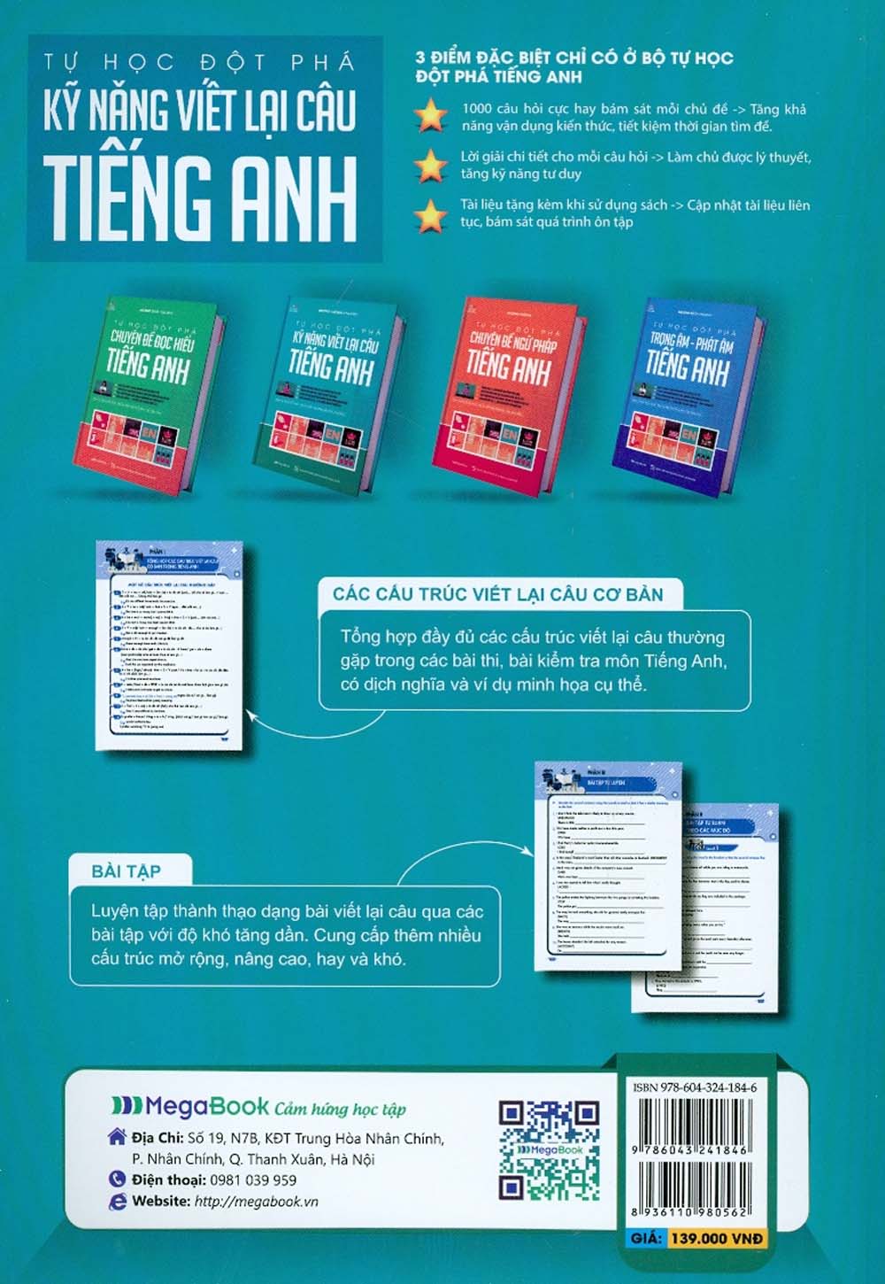 Tự Học Đột Phá Kỹ Năng Viết Lại Câu Tiếng Anh