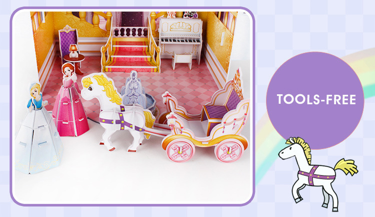 Mô hình giấy 3D CubicFun - Fairytale Castle - P809h