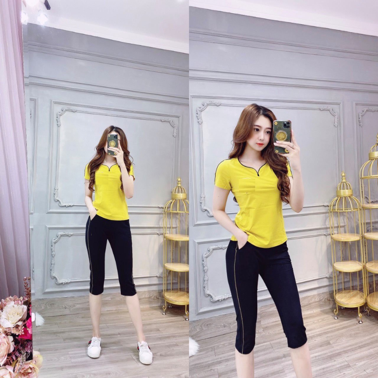 [HCM]Set bộ thời trang mặc nhà sành điệu
