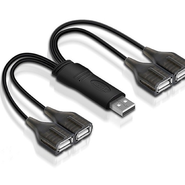 Bộ chia, Hub 4 cổng usb 2.0 DTech DT-3020