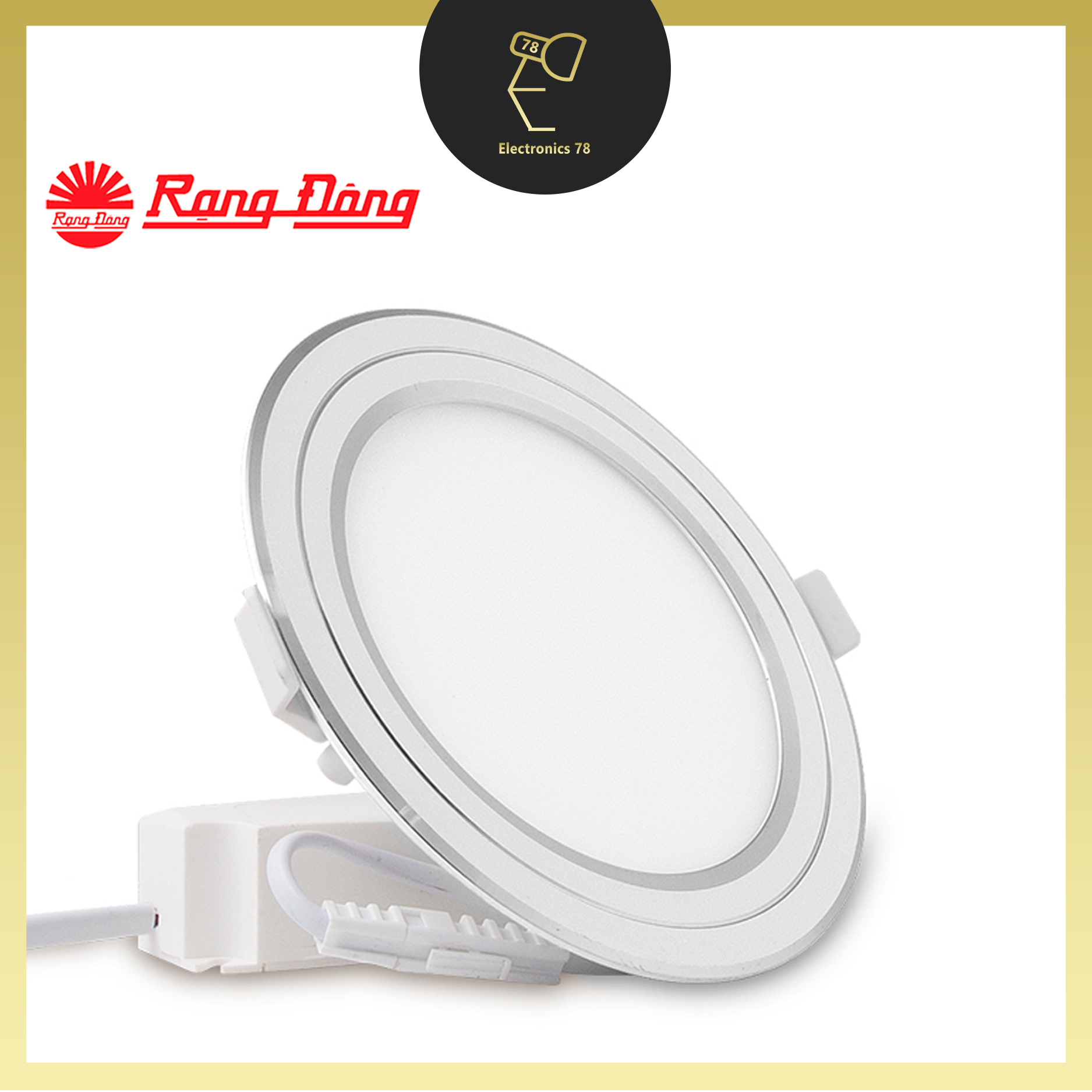 Đèn led panel âm trần đổi màu 3 chế độ pt04/pt05 rạng đông