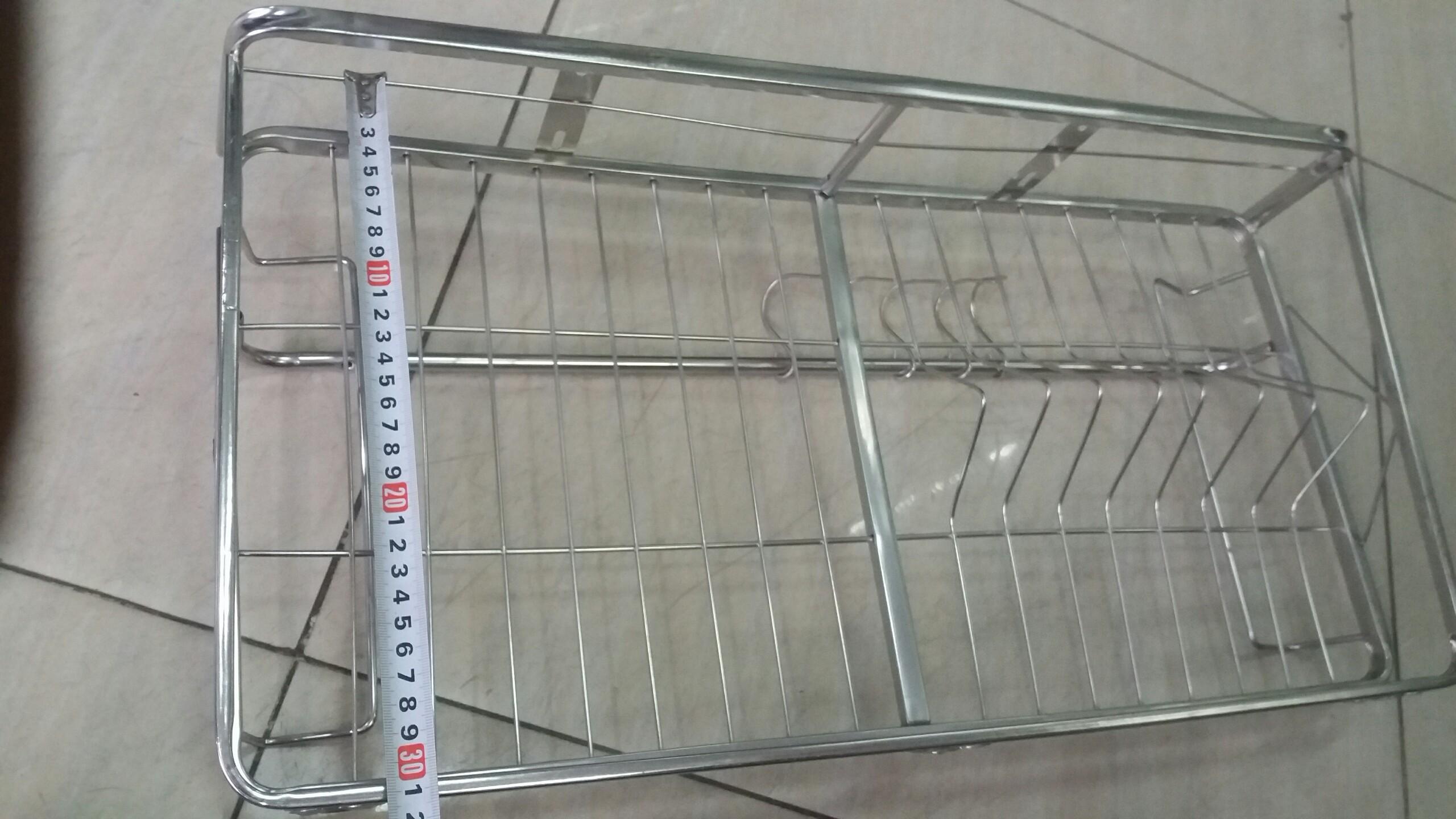 [HCM]KỆ ÚP CHÉN INOX 1 TẦNG - RO36LD1