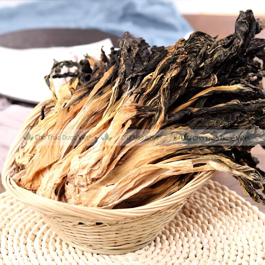 Cải bẹ trắng 100g, cải bẹ khô, thơm, nguyên liệu hầm canh dưỡng sinh, xào, muối dưa - Chợ Thảo Dược Việt