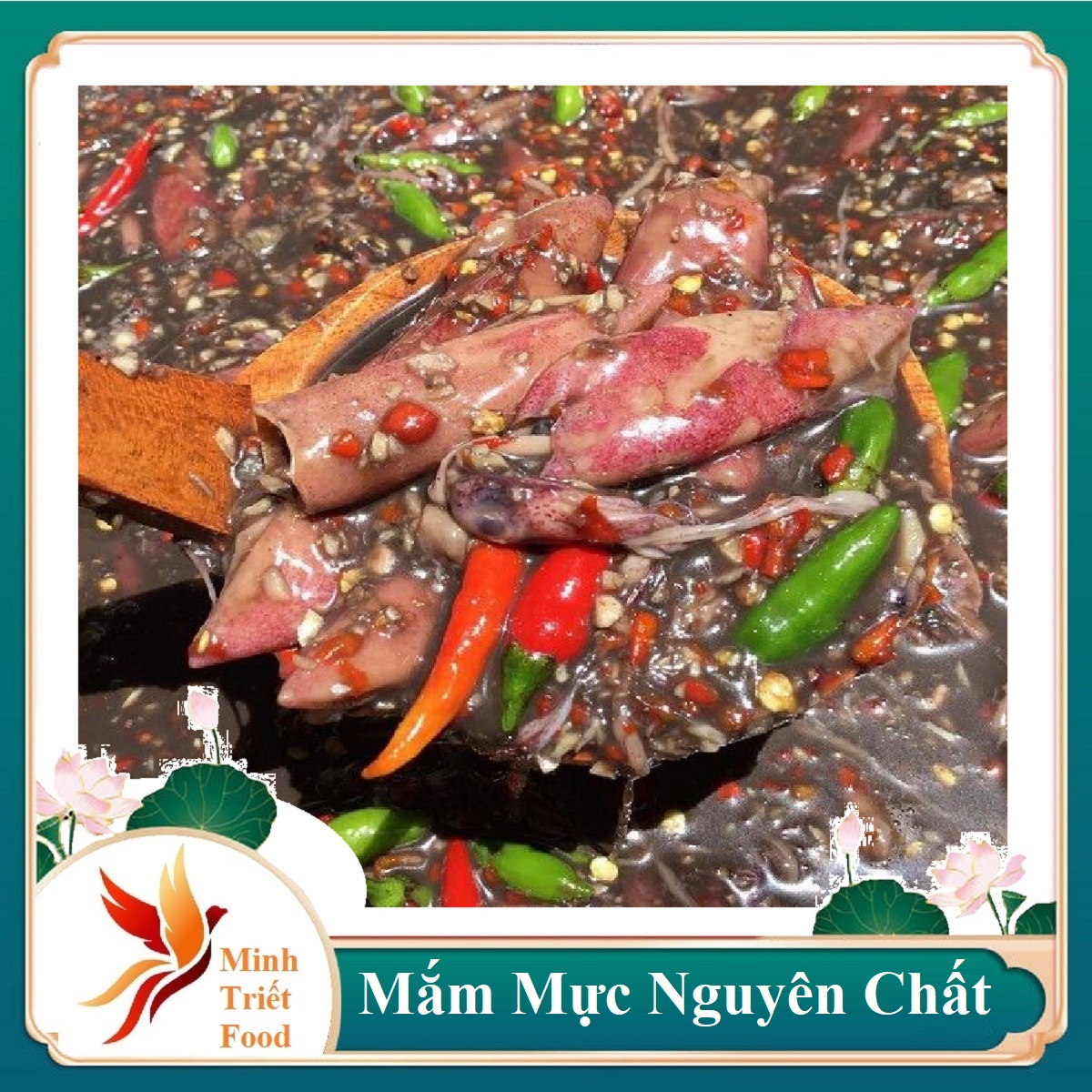 Mắm mực sữa nguyên chất loại đặc biệt- 500gr- minh triết food