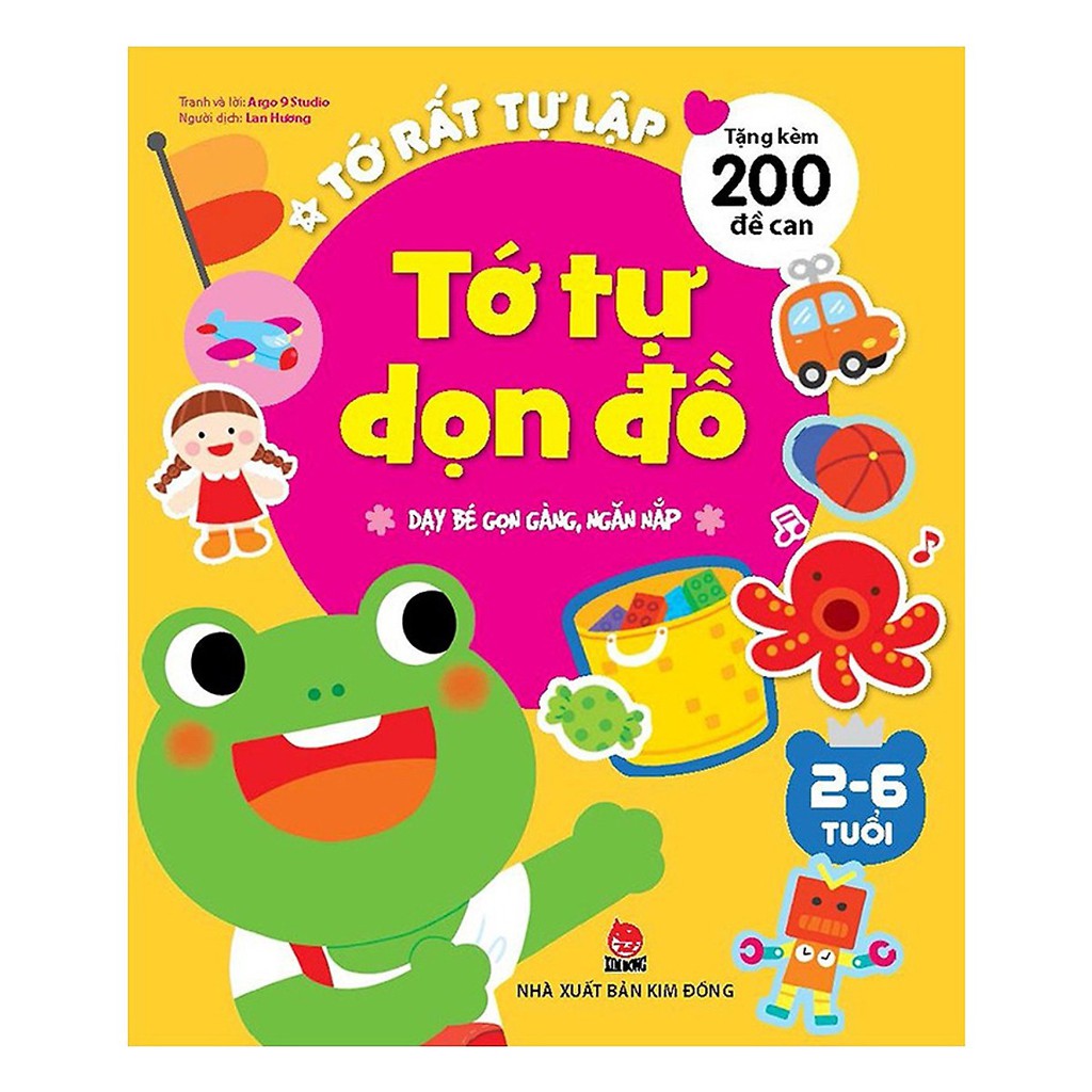 Combo 5 Quyển Sách Bóc Dán - Tớ Rất Tự Lập