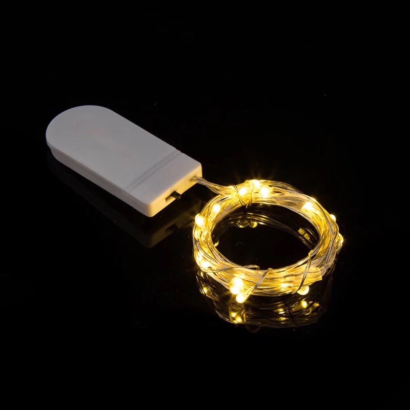 Dây Đèn Led Trang Trí Dài 3M Gồm 30 Đom Đóm(Tặng Kèm Pin)