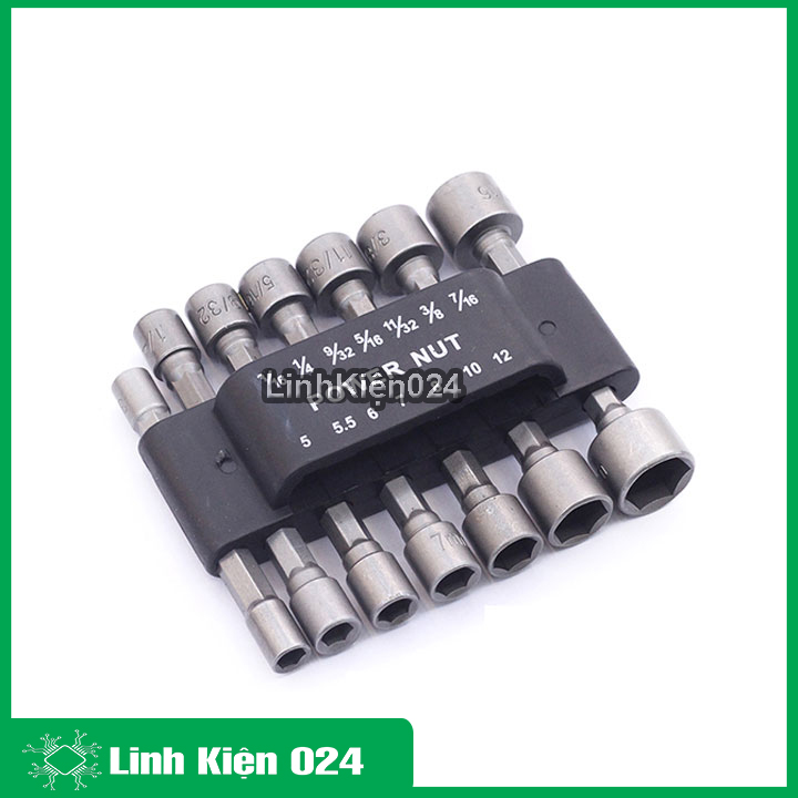 Bộ 14 đầu tuýp vặn ốc lục giác