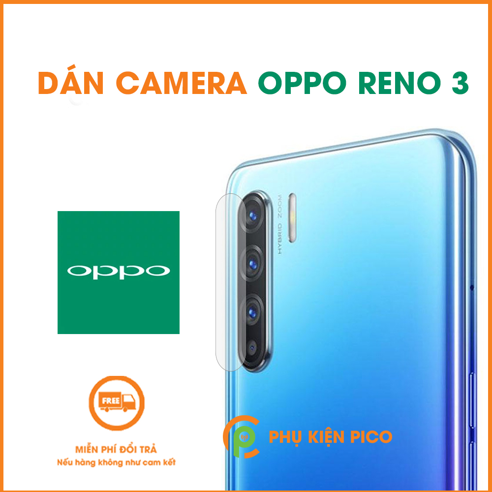 Cường lực camera Reno 3 độ cứng 9H trong suốt không ảnh hưởng đến chất lượng chụp ảnh - Dán camera Oppo Reno 3