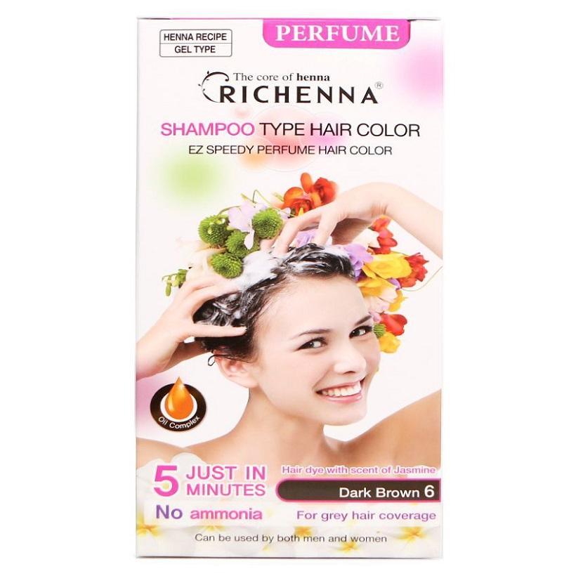 Dầu gội nhuộm tóc richenna
