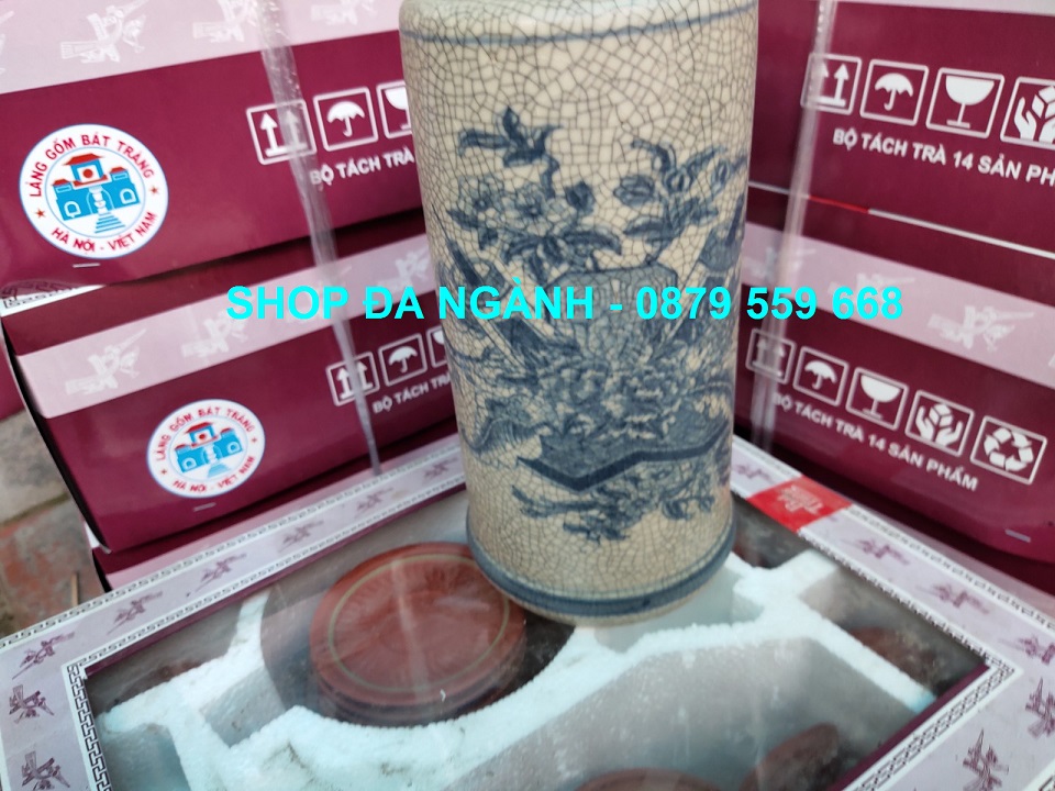 Ống hương thờ men rạn các cỡ