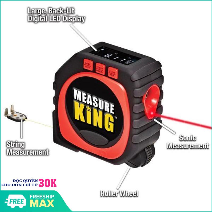 Thước đo Laser 3 trong 1 - đo con lăn - Đo dây Measure King