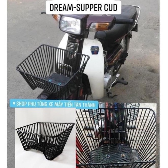 Rổ xe máy kiểu dáng sọc lớn dream supper cub