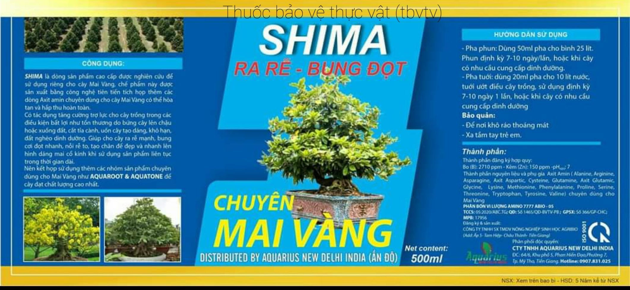 (Túi 1kg)💎 Chuyên dùng cho mai vàng giúp ra rễ, bung đọt, giúp đất giàu dinh dưỡng..🌱 Phân bón SHIMA Chiết lẻ từ bao 25kg