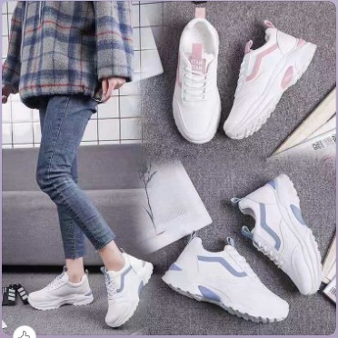 (VIDEO thật) Giày thể thao nữ độn đế 6cm siêu cao