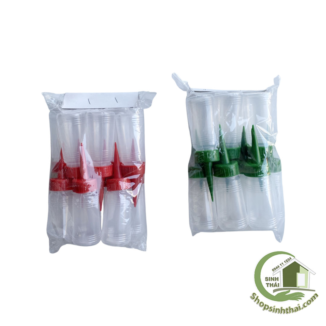 Bịch 12 chai đầu nhọn - Chai nhựa đựng dầu nhớt