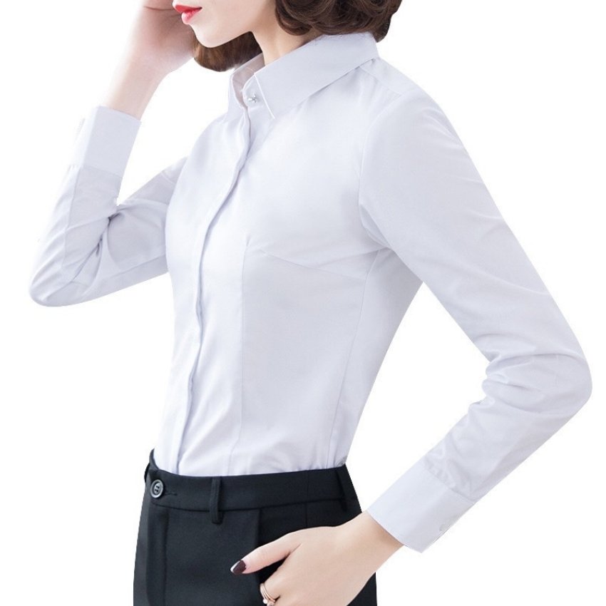 áo sơ mi nữ trắng thanh lịch