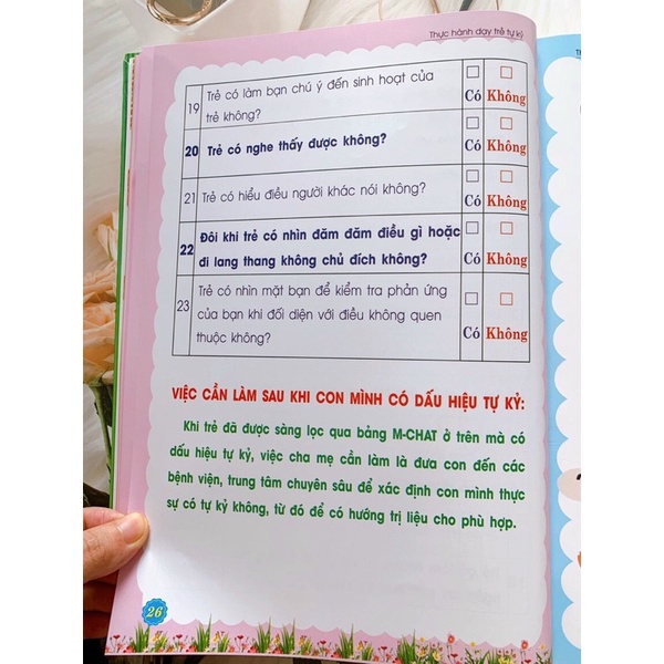 Học liệu Thực hành dạy trẻ tự kỷ ❤️