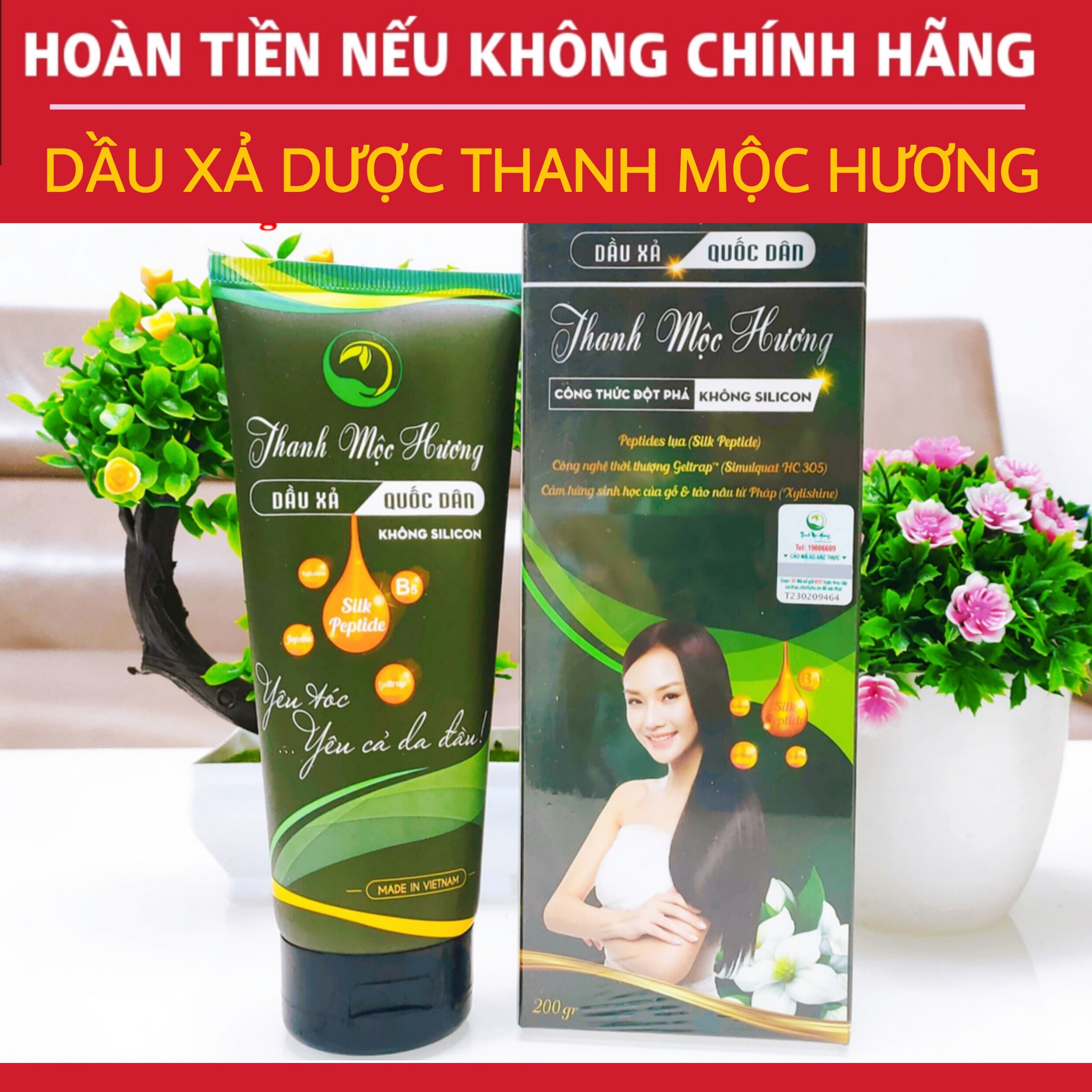 [Chính Hãng] Dầu xả dược liệu Thanh Mộc Hương