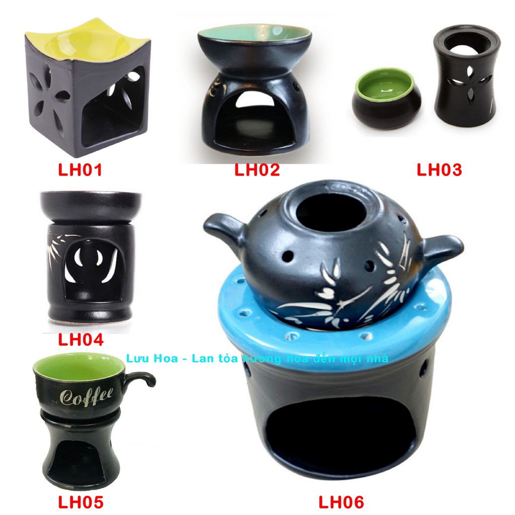 Combo 2 Lò xông tinh dầu (Kèm nến hoặc không - theo lựa chọn)