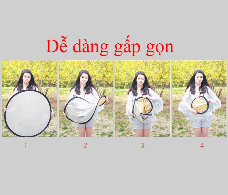 [HCM]Tấm hắt sáng 5 trong 1 (đường kính 60cm- 80cm- 110cm)