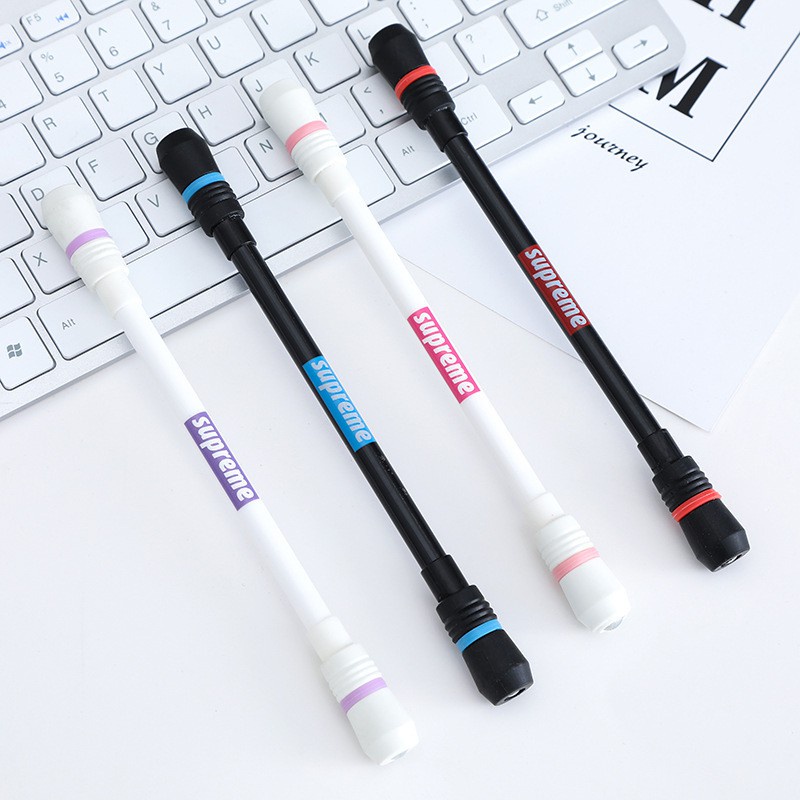 Bút Quay Nghệ Thuật Phát Sáng Mod Có Đèn Led Đổi Màu Cá Tính Với Sao Bơ Viết Mực Xoay đẹp Dễ Thương Pen Spinning