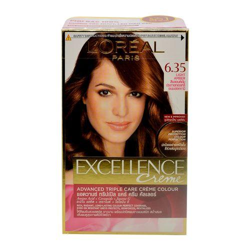 Thuốc Nhuộm Tóc Phủ Bạc L’Oreal Excellence Crème 6.35