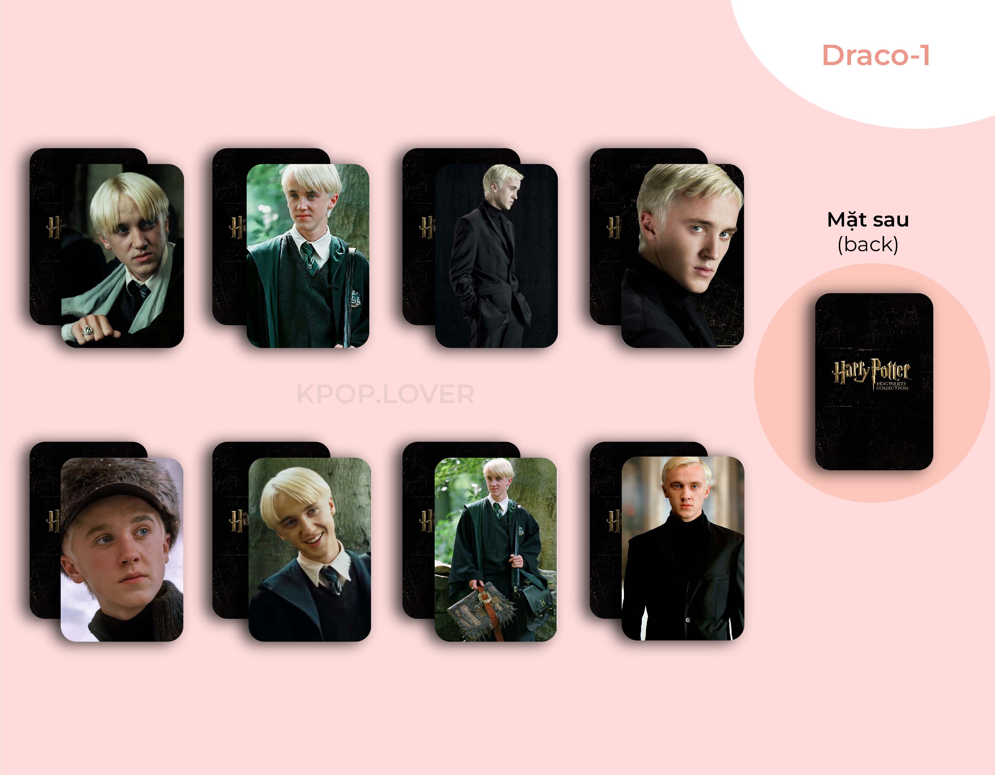 SET 8 CARD BO GÓC HARRY POTTER