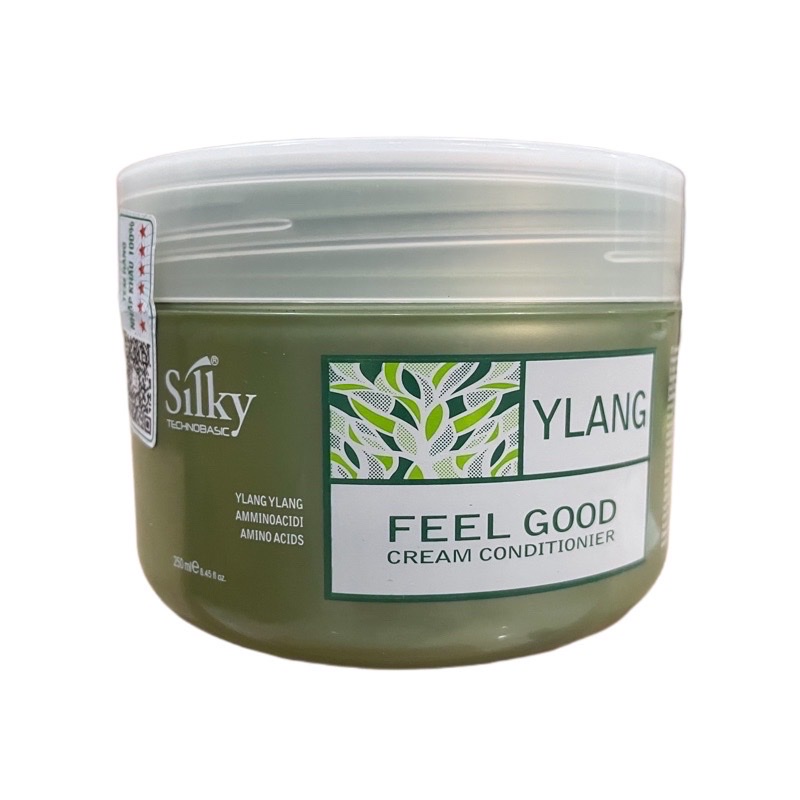 Kem hấp xả chăm sóc tóc bằng thảo dược ylang feel good conditioner silky 1000ml
