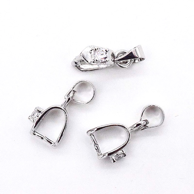 Kho sỉ móc kẹp đeo mặt dây chuyền - đính đá siêu xinh - hàng loại 1, pl019