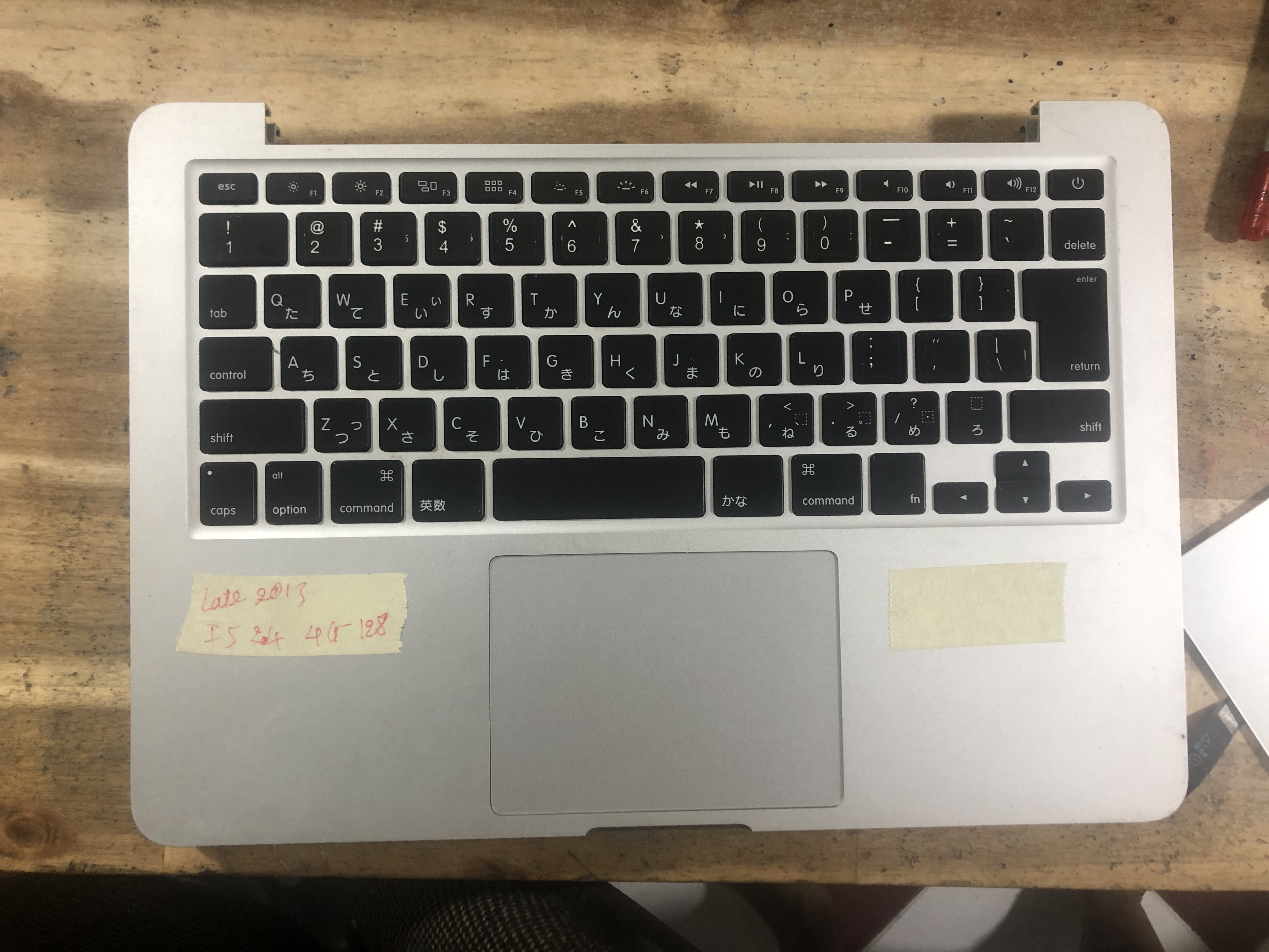 Mâm C có bàn phím cho Macbook Pro 13" A1502 2013 2014