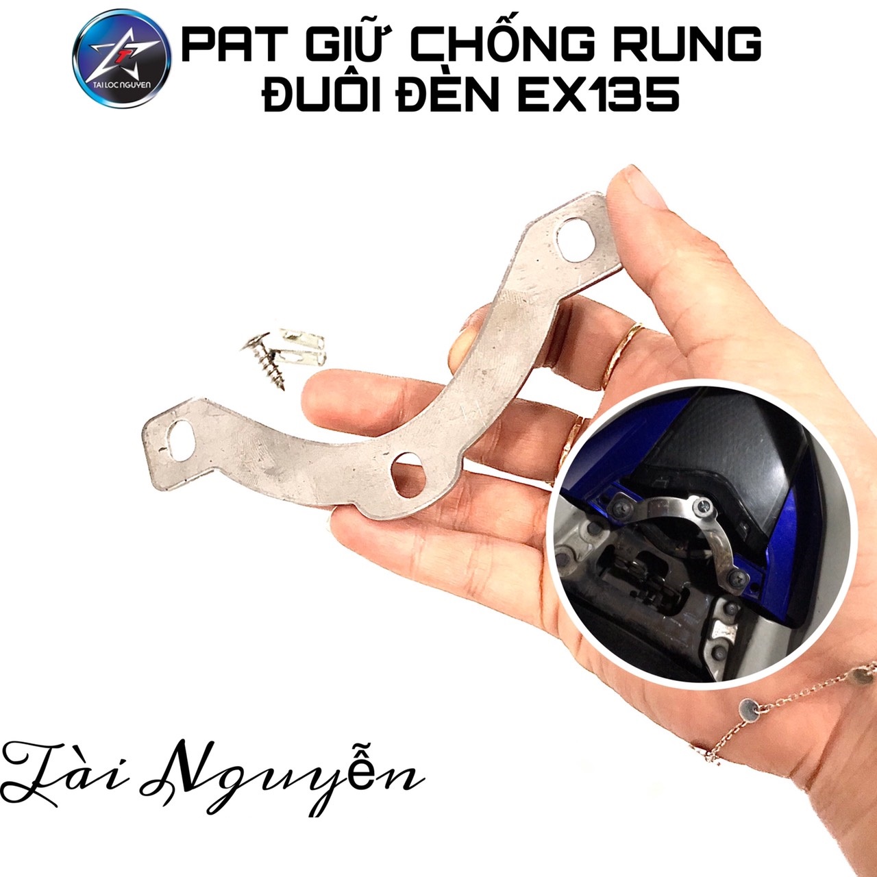 [HCM]PAT GIỮ CHỐNG RUNG ĐUÔI ĐÈN CHO EXCITER 135