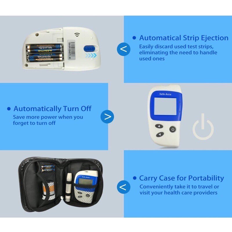 Máy đo đường huyết Safe - Accu 2