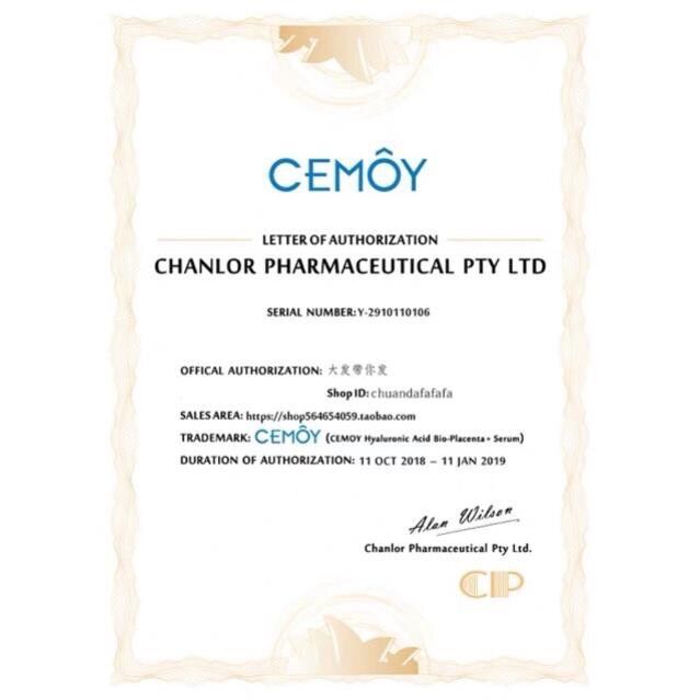 Serum Cemoy 21 Day hyaluronic Acid - Pro Placenta
