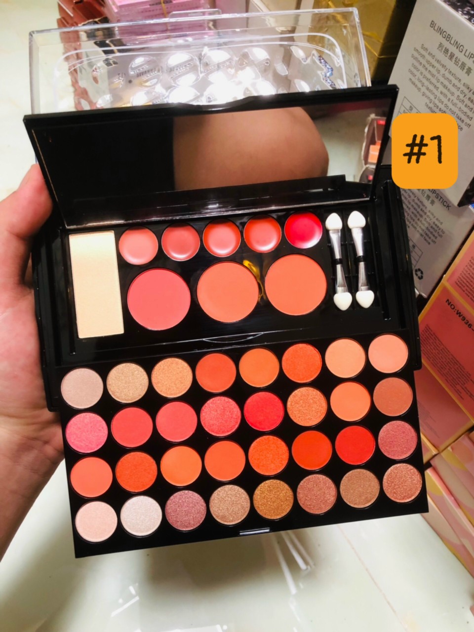 Phấn Mắt 2 Tầng Odbo Beauty Clutch Pro MakeUp Palette