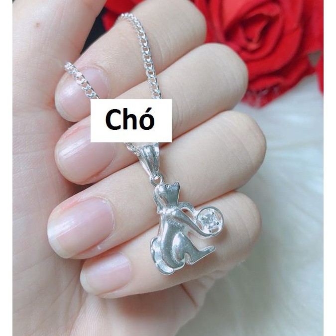 Dây chuyền BẠC TA mặt CON GIÁP cho BÉ yêu