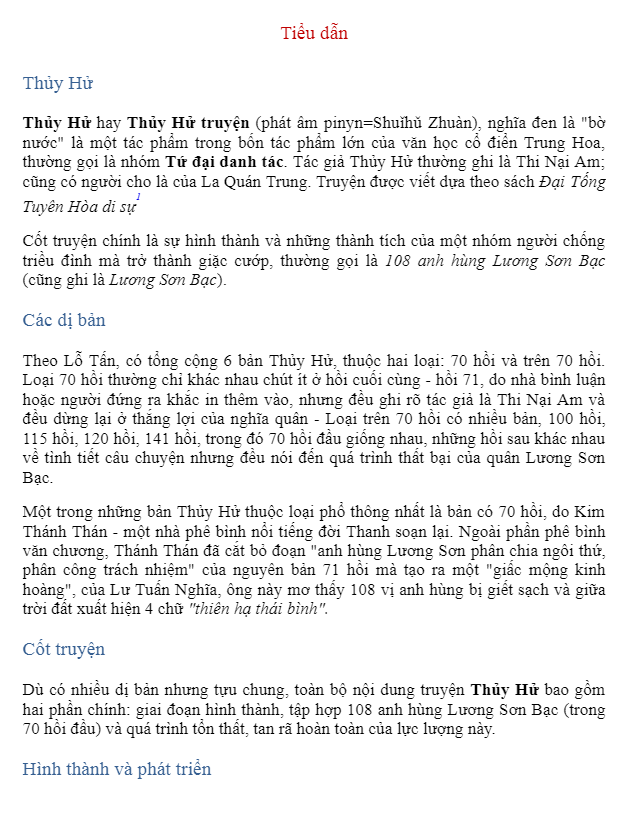Combo Thủy Hử (Trọn Bộ 3 Tập) (Bìa Cứng) - KV - Newshop