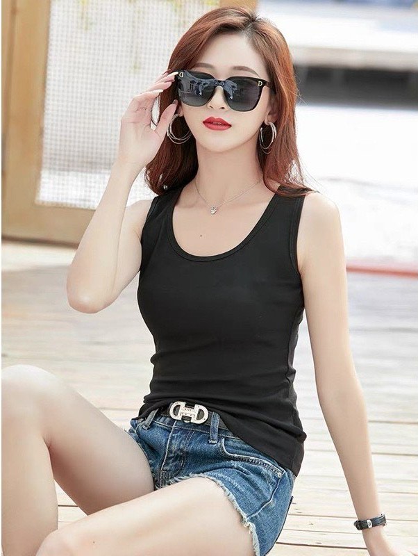áo thun sát nách nữ thun co giản 4 chiều mềm mịn