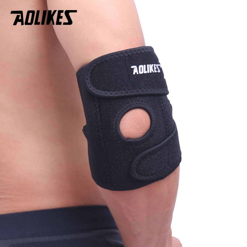 Đai cuốn bảo vệ khuỷu tay  AOLIKES A-7946 hỗ trợ khi chơi thể thao Spring Sport Elbow Support Protector