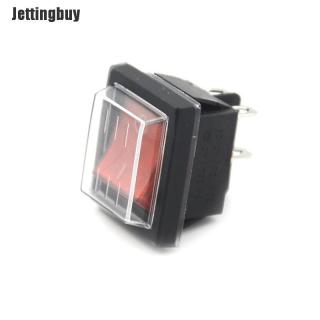 Jettingbuy Công Tắc Bật Tắt Nút Màu Đỏ 4 Phích Cắm Công Tắc Thiết Bị Điện 16A 250V thumbnail