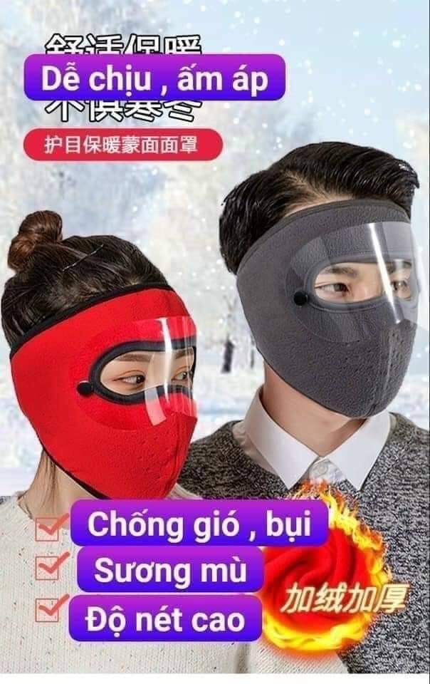 2 KHẨU TRANG NINJA CÓ KÍNH
