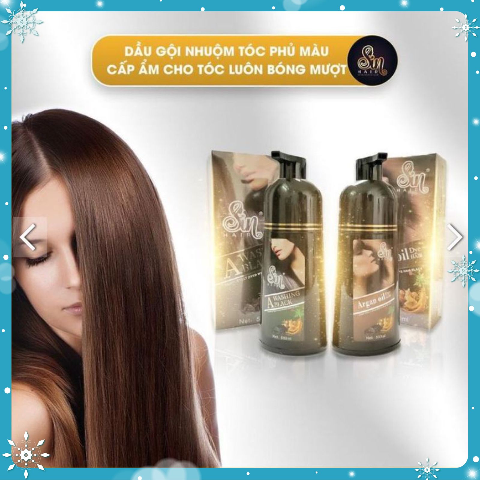 Dầu gội phủ bạc nhân sâm SIN HAIR Nhật Bản