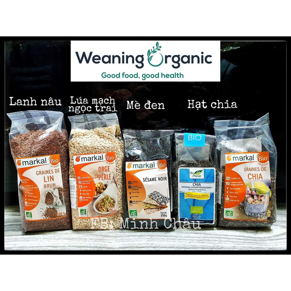 [Tách lẻ 100g] Đậu Hạt hữu cơ Markal cho bé ăn dặm
