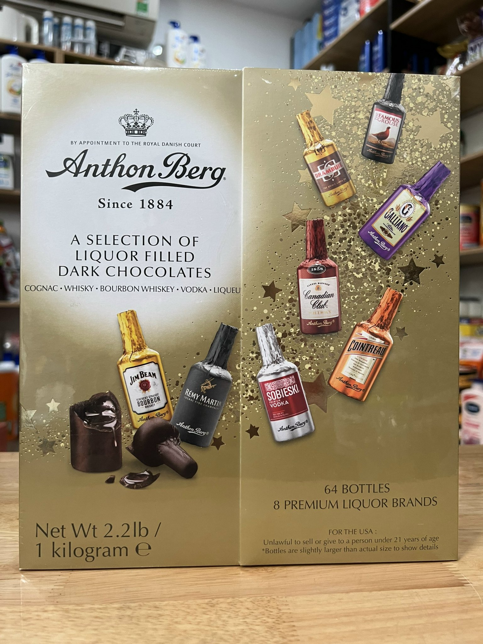 [Siêu Sale] Socola Anthon Berg Dark Chocolate 64 chai Đan Mạch