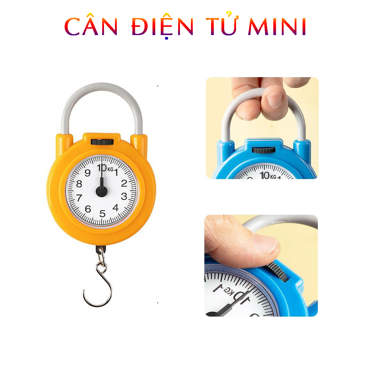 Cân Điện Tử Cầm Tay Tối Đa 10Kg Tiện Dụng